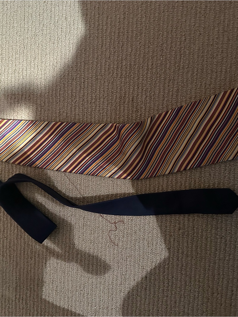 Striped Multicolor & Navy Men's Tie Set Tommy Hilfiger